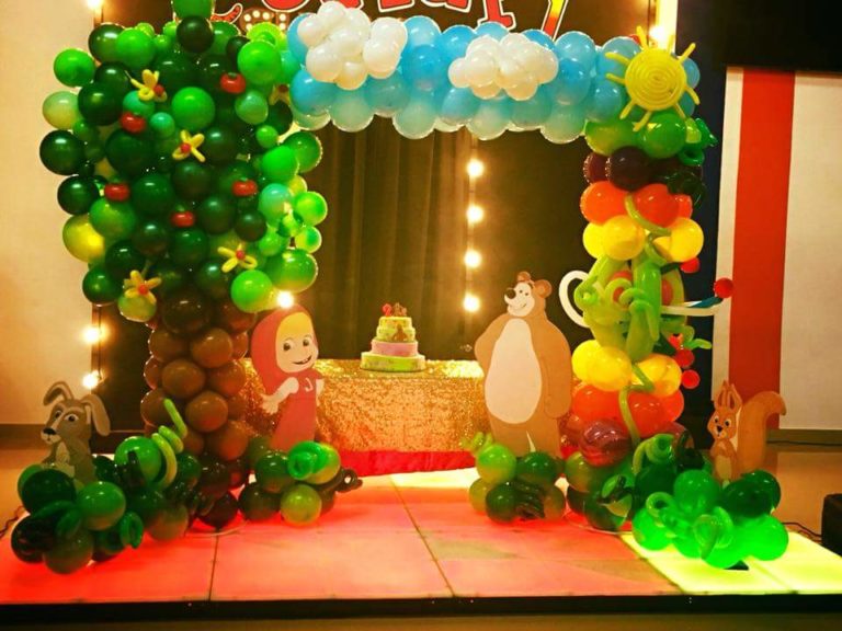 Jungle Theme Organised by Team Birthday Party Planner in Mayur Vihar